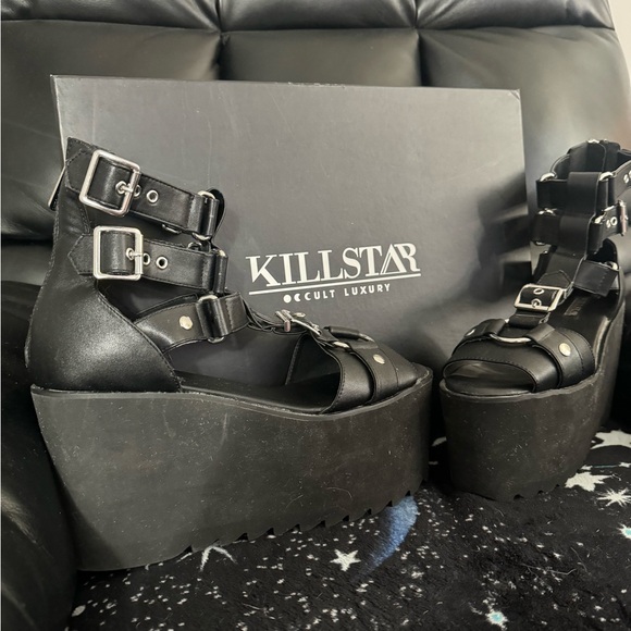 Killstar, Death Valley platform sandals - Picture 2 of 5
